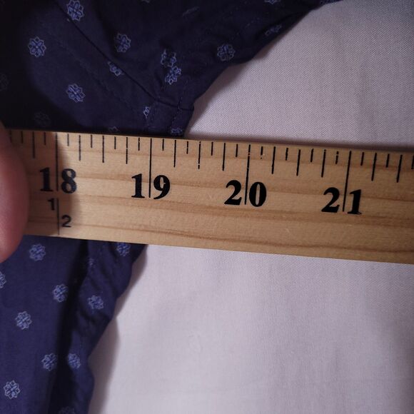 Ted Baker Shirt Mens 2 Small Blue Graphic Print - Picture 7 of 11